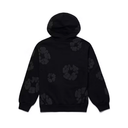 Denim Tears Cotton Wreath Hoodie Black Monochrome