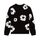 Denim Tears Long Sleeve Cotton Wreath T-shirt Black