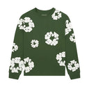 Denim Tears Long Sleeve Cotton Wreath T-shirt Green