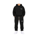 Dres Essentials Long Set Fleece Black Essentials Dresy