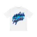 Koszulka Trapstar Flame Print Tee - WhitePurple