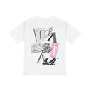 Koszulka Trapstar TS Script Tee - WhitePink