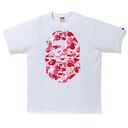 Koszulka BAPE ABC Camo Big Ape Head Tee White/Pink