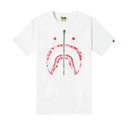 Koszulka BAPE ABC Camo Tee Shark White Pink