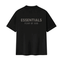 Koszulka Essentials Classic Jet Black Silver Tee Essentials Koszulki