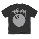 Koszulka Stussy 8 Ball Tee Pigment Dyed Faded Black STUSSY Koszulki