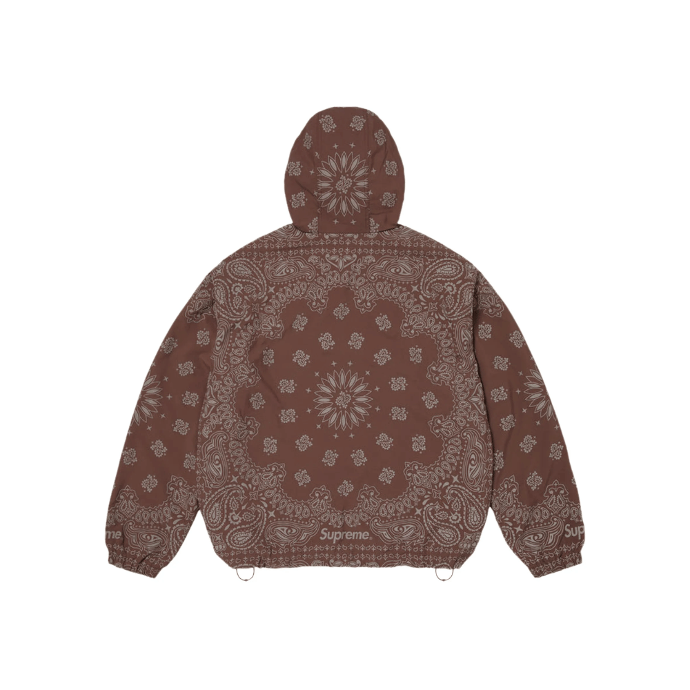 Kurtka Supreme Reflective Bandana Anorak Brown – Street-Zone