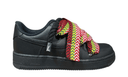 Nike Air Force 1 Black Red Green Rope Lanvin