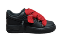 Nike Air Force 1 Black Red Lanvin Rope