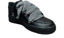 Nike Air Force 1 Black White Lanvin Rope