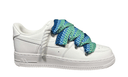 Nike Air Force 1 White Blue Rope Lanvin