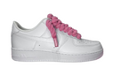 Nike Air Force 1 White Pink Rope