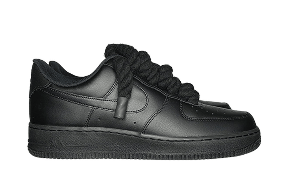 Buty Nike Air Force Rope Laces Black
