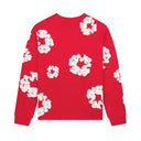 Bluzka Denim Tears Long Sleeve Cotton Wreath T-shirt Red DENIM TEARS Bluza