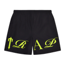 Spodenki Trapstar Script Shell Shorts Black/Slime Trapstar Spodenki