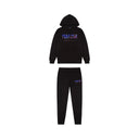 Set Trapstar Decoded Liquid Chrome Hoodie Tracksuit - Black TRAPSTAR Dresy