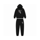 Set TSL Shooters Bloodshot Hooded Tracksuit Black TRAPSTAR Dresy