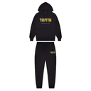 Set Trapstar Decoded Chenille Hooded Tracksuit Black/Yellow