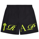 Spodenki Trapstar Script Shell Shorts - BlackSlime