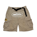 Spodenki Corteiz Alcatraz Cargo Shorts Beige M