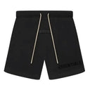 Spodenki Fear Of God Essentials Sweatshort Cream Drawstring Jet Black