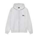 Stüssy Men's Basic Stüssy Hood Zip Ash Heather STUSSY Bluza