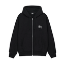 Stüssy Men's Basic Stüssy Hood Zip Black