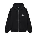 Stüssy Men's Basic Stüssy Hood Zip Black