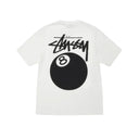 Stussy 8 Ball Tee Pigment Dyed White