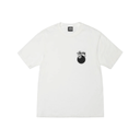 Stussy 8 Ball Tee Pigment Dyed White