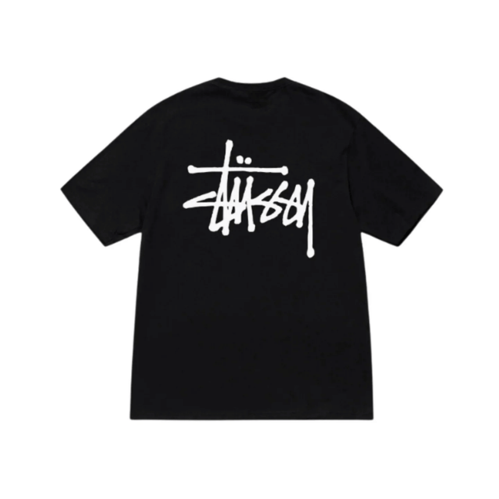 Koszulka Stussy Basic Logo Tee Black