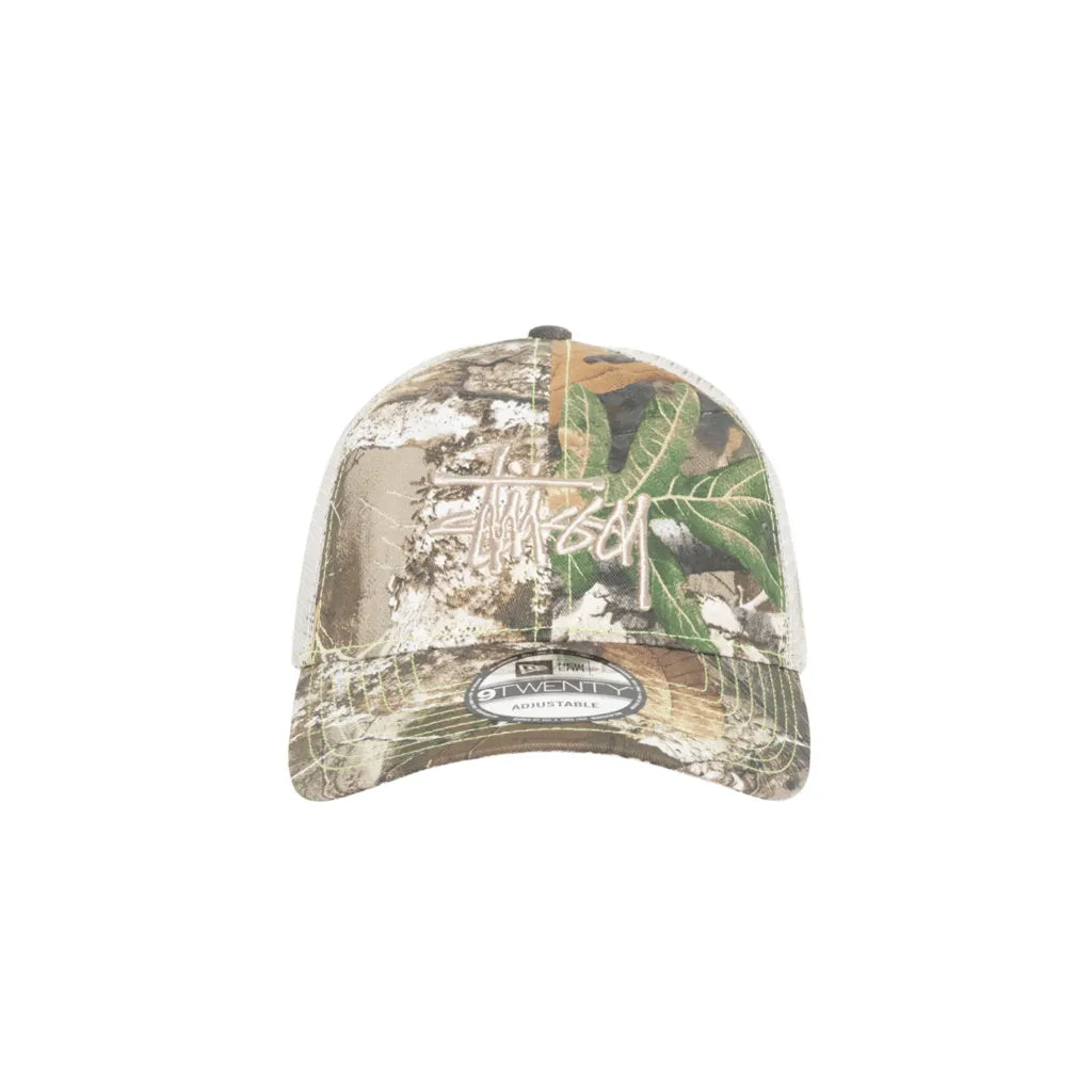 STUSSY NEW ERA 9 TWENTY BASIC TRUCKER 迷彩 Czapka Stussy New Era 9Twenty Basic Trucker Camo – Street-Zone