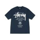 Stussy World Tour Tee Navy