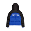 Trapstar Kurtka Zimowa Irongate Hooded Sleeve Puffer - Black/Blue