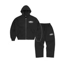 Dres Corteiz Island Puff Print Zip Tracksuit Black CORTEIZ Dresy