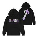 Bluza Trapstar Decoded Paisley Monochrome Edition Hoodie Purple Trapstar Bluza
