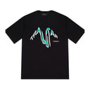 Koszulka Trapstar Distortion Tee Black/Teal Trapstar Koszulka