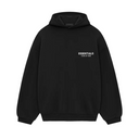 Bluza Fear of God Essentials Fleece Hoodie Black Essentials Bluza