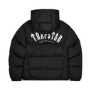 Kurtka Trapstar AW25 Irongate Arch Puffer Black tył z logo Irongate Arch