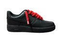 Nike Air Force 1 Black Rope Red – czarne Air Force 1 custom z czerwonym rope. Dynamiczny kontrast i 100% oryginał. Sprawdź kolekcję na Street-Zone.pl.