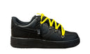 Nike Air Force 1 Double Rope Laces Black Yellow – czarne AF1 custom z żółtą sznurówką. Wyrazisty kontrast, streetowy styl i 100% oryginał. Street-Zone.pl.