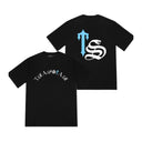 Koszulka Trapstar Script Tee Black/Teal Trapstar Koszulka