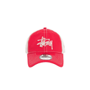 Czapka Stussy New Era 9Twenty Basic Trucker Scarlet STUSSY Czapki