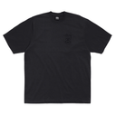 Koszulka Stussy Stock Link Pigment Dyed Tee Faded Black STUSSY Koszulki