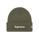 Czapka Supreme New Era Box Logo Beanie Light Olive (FW25) SUPREME Czapki