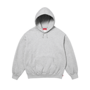 Bluza Supreme Satin Appliqué Hooded Sweatshirt Grey SUPREME Bluza