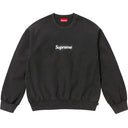 Bluza Supreme Washed Box Logo Crewneck Black SUPREME Bluza