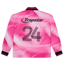 Bluza Trapstar Hyperdrive football jersey pink TRAPSTAR Bluza