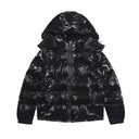 Kurtka Zimowa Trapstar Irongate Hooded Puffer Jacket – Shiny Black TRAPSTAR Kurtki i bezrękawniki